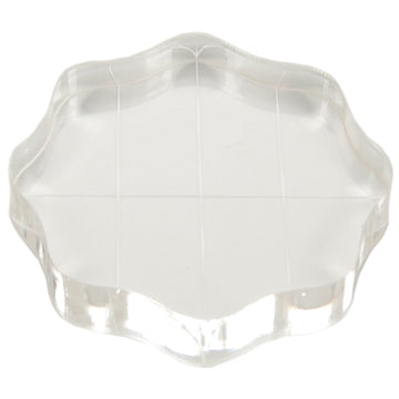 Apple Pie Memories Acrylic Stamp Block W/Grips & Grid - 2.5"X2.5"X.5"