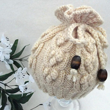 Pattern Newborn Babies Knitted Baby Beanie