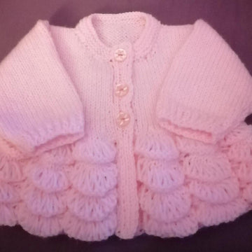 Baby Knitting Pattern 'Orla' Ballet Dress, Cardi and Shoes