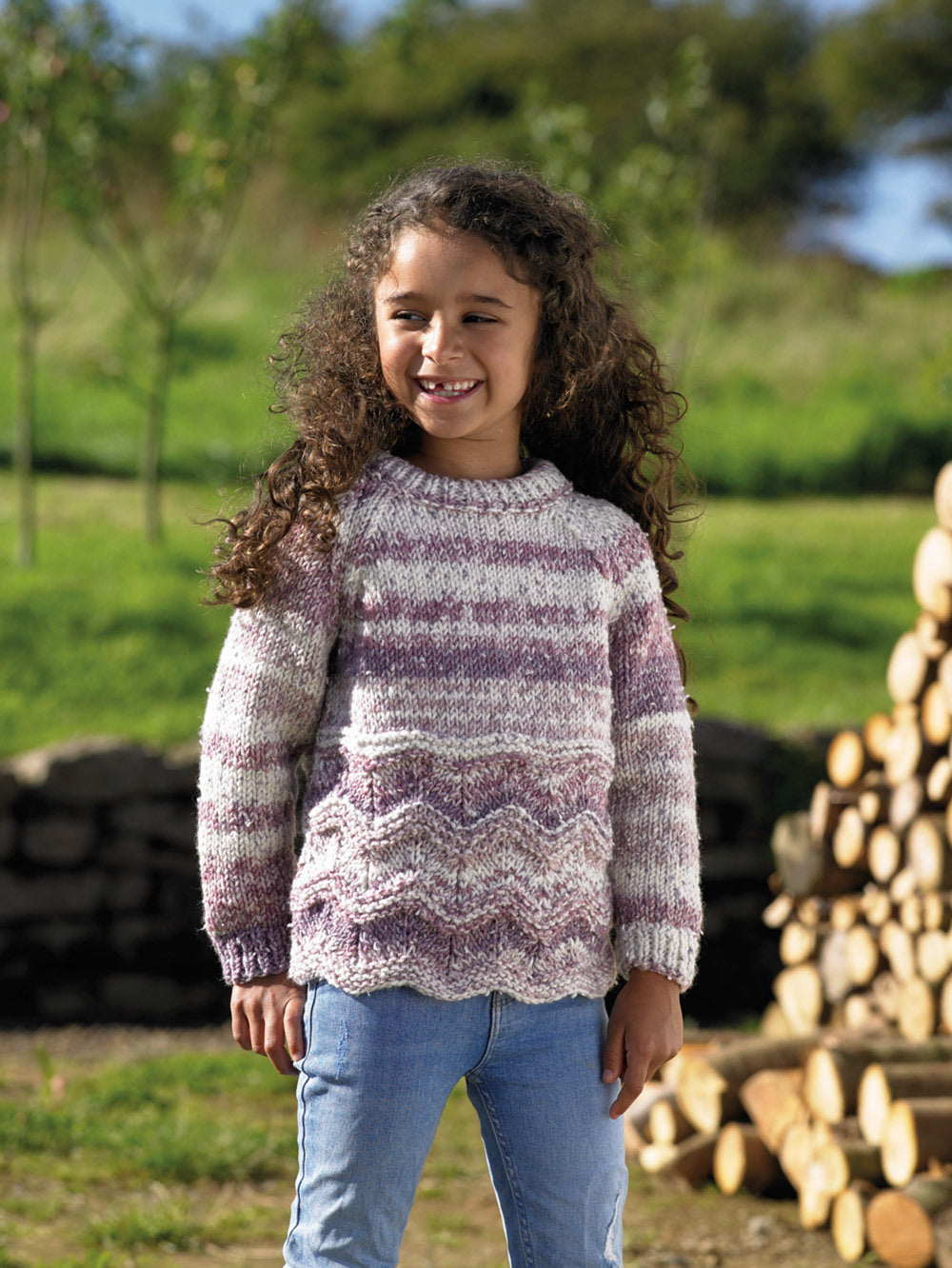 Sweater in James C. Brett Rustic Chunky - JB718 - Leaflet