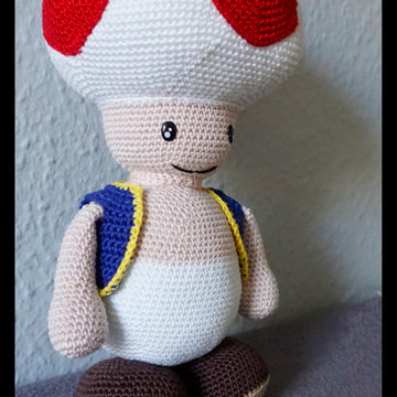 Häkelanleitung Amigurumi Pilz Toad