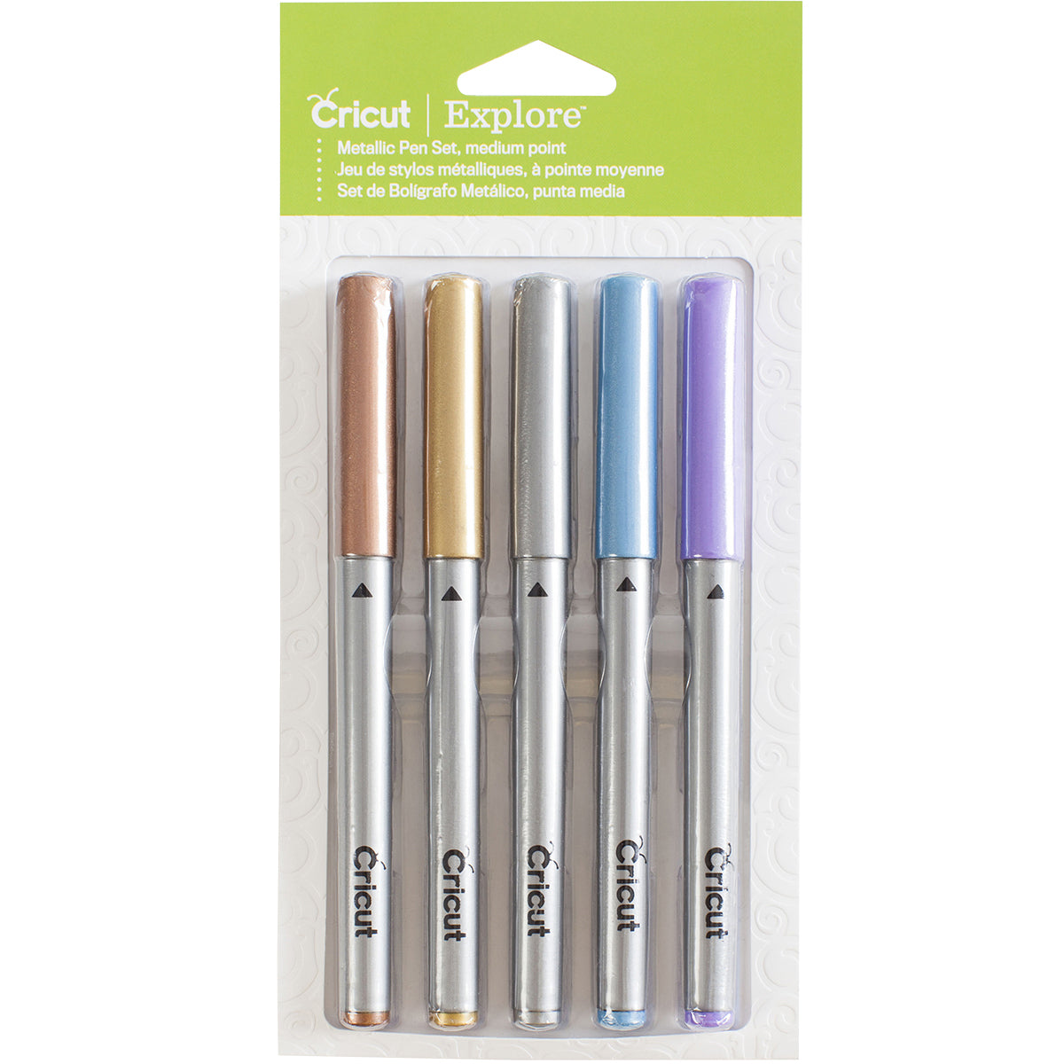 Cricut Color Medium Point Pens 5/Pkg - Metallic