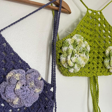 Flowers Halter Top
