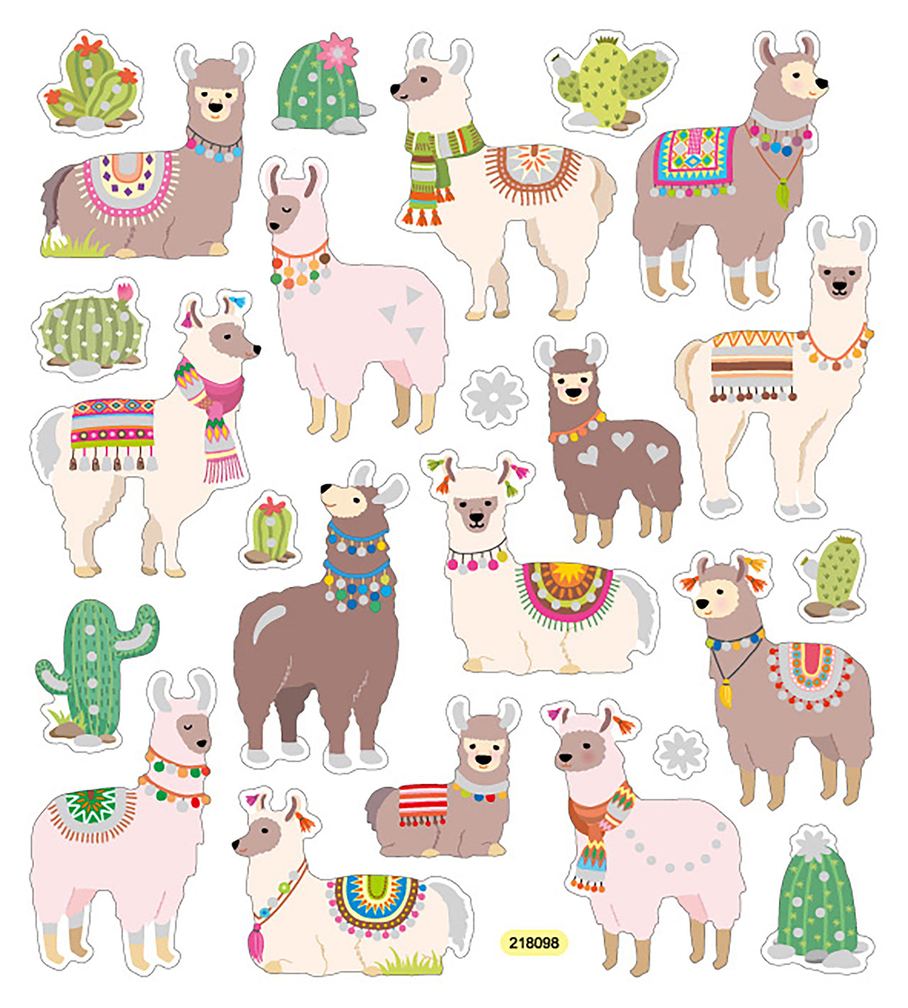 Tattoo King Sticker King Stickers - Llama Fun