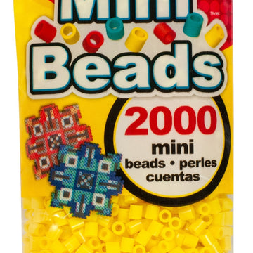 Perler Mini Perler Beads 2000/Pkg - Yellow