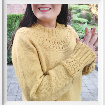 Golden Valley Top Down Sweater