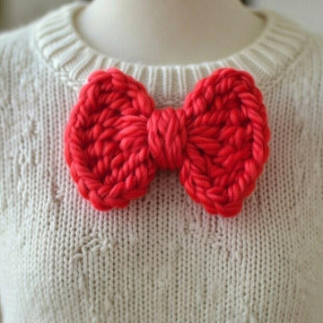 🎀 Crochet Bow Pattern – PDF + Video Tutorial