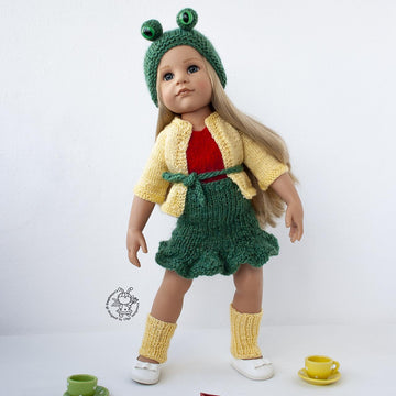 Outfit Frogling for doll 18in