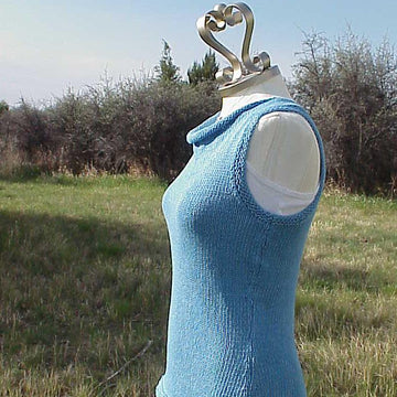 Drapey Cowl Neck Tank Top