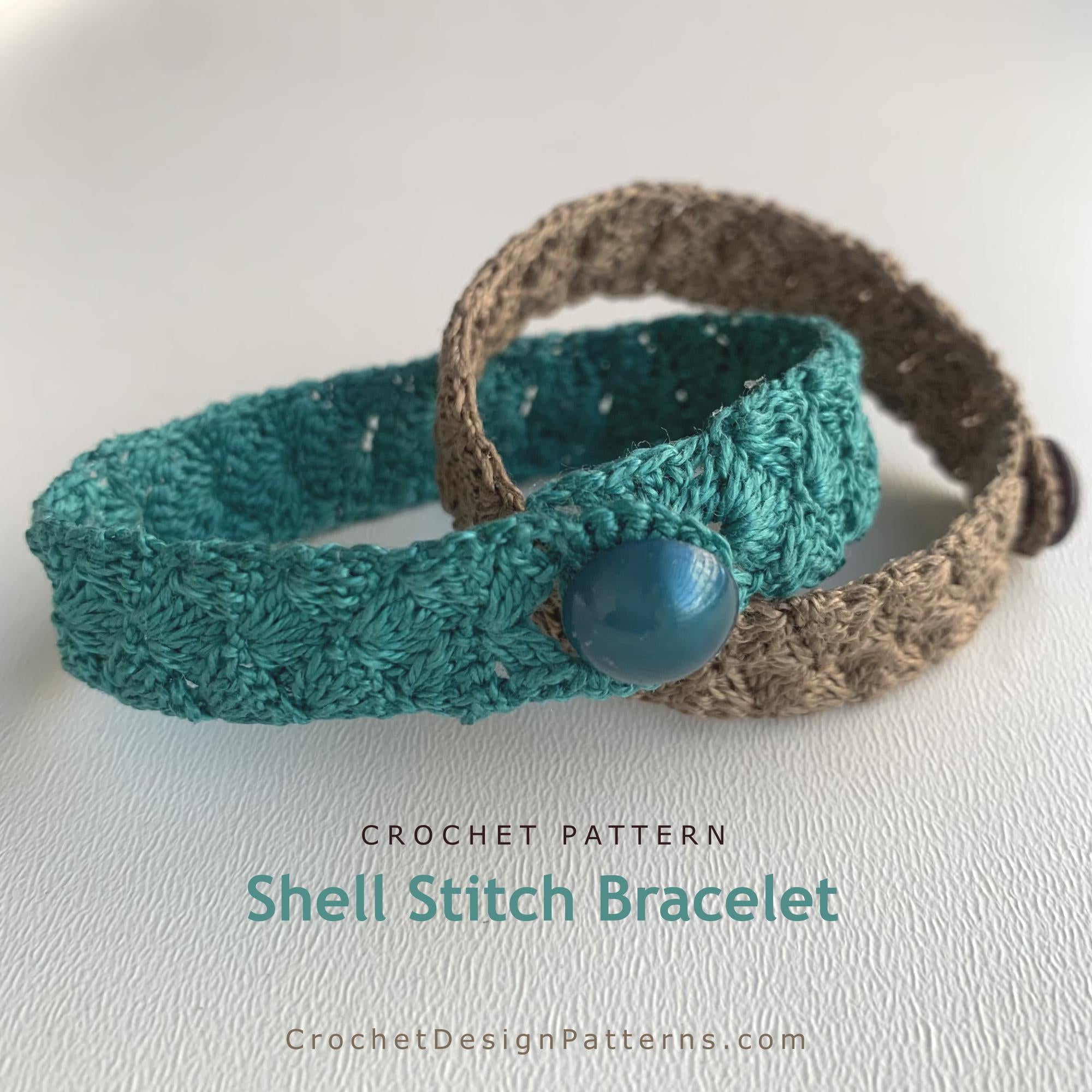Shell Stitch Bracelet | Crochet Pattern