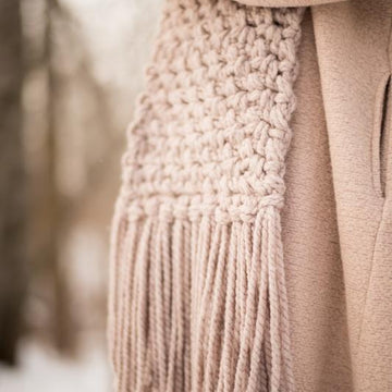 Moss Fringe Scarf WET&Q