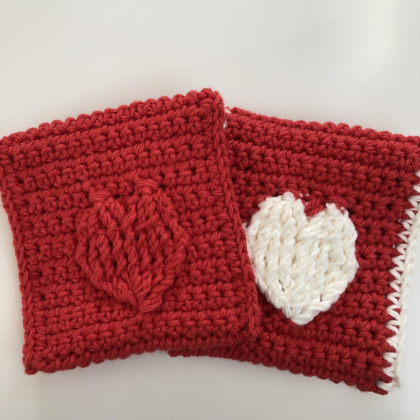 Embossed Heart Pouch