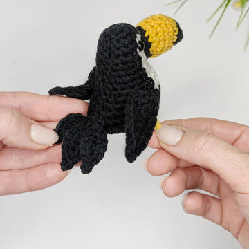 Toucan Crochet Pattern, Easy Crochet Amigurumi Bird Pattern
