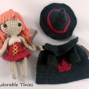Mina the Fire Witch Amigurumi