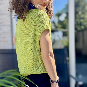 Oversized Polo T-Shirt Crochet Pattern | Digital Download | Sizes XS–5XL