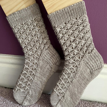 Diamond Smock Socks