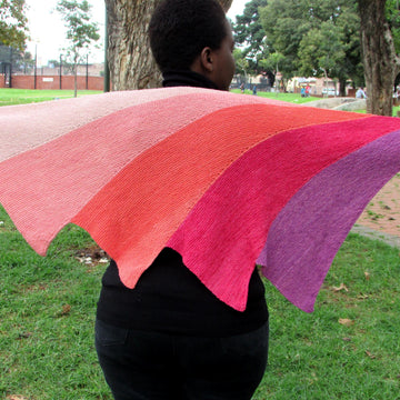 Colour Block Shawl