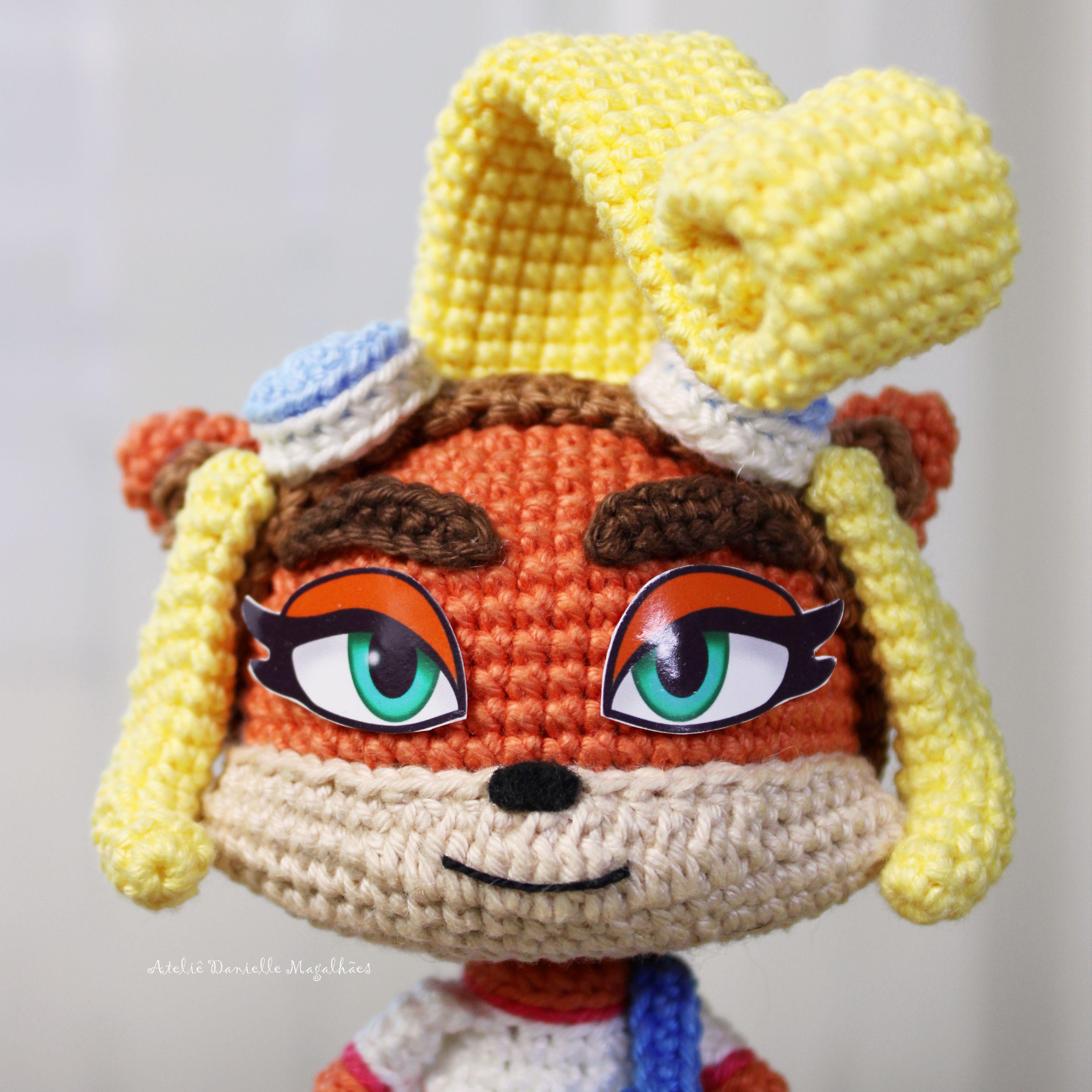 Coco Bandicoot – Chibi Amigurumi Crochet Pattern (PDF)