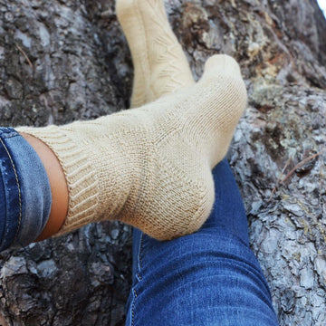 Angel Wings Heel Flap Socks