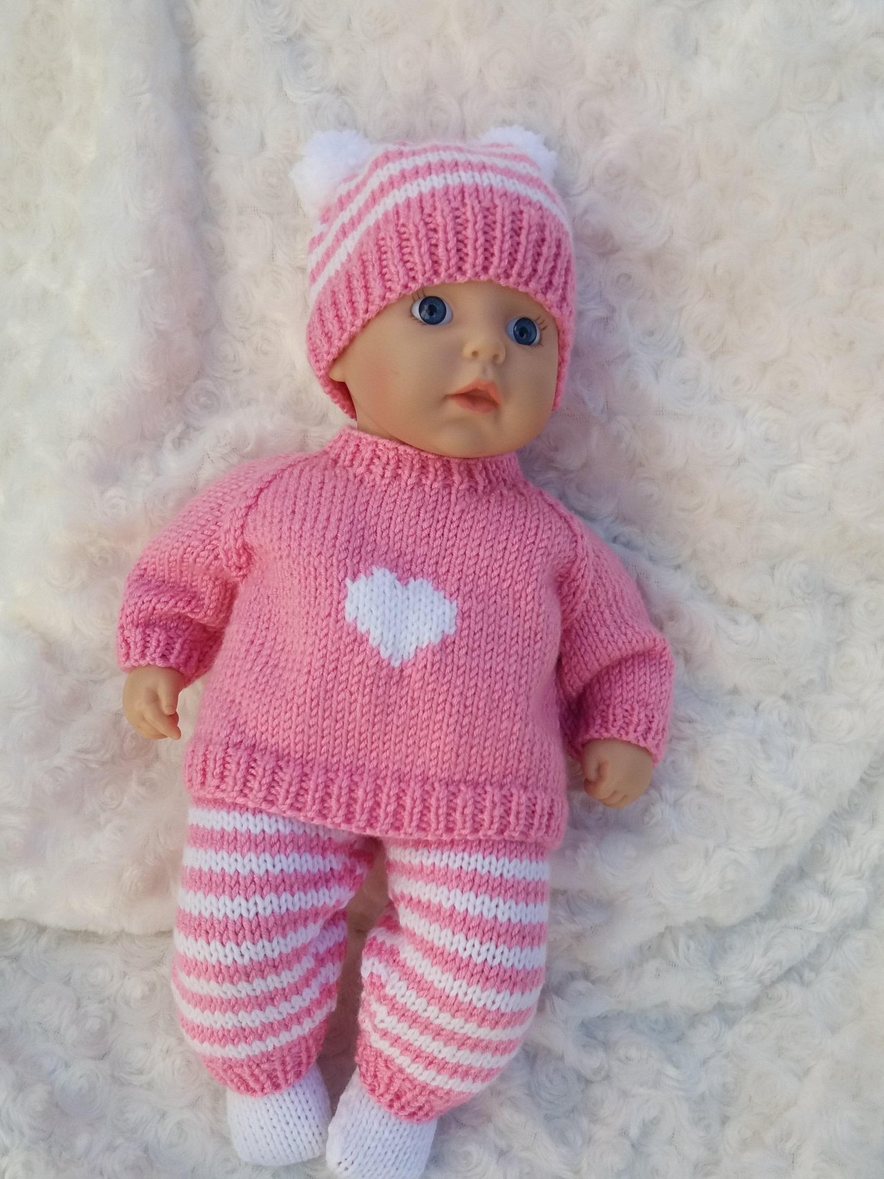 doll dress knitting pattern Baby heart outfit Ariel's blue dress in The dresses feature a division-TheSwimShop Style:Large