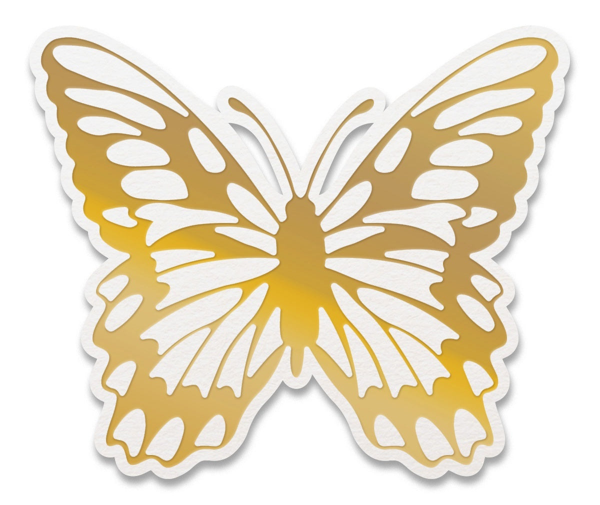 Artdeco Creations Couture Creations My Secret Love Cut, Foil & Emboss Dies - Hovering Butterfly 2.4"X2"