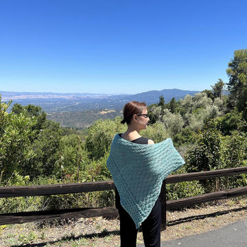 Vineyard hill shawl
