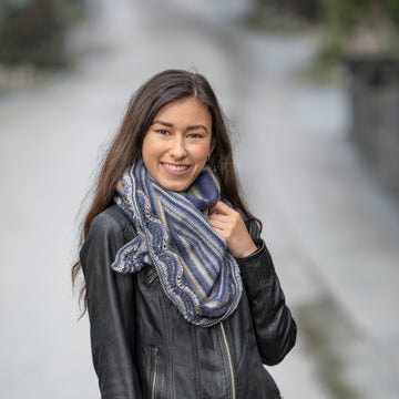 Teoline Shawl in Viking Nordlys - Downloadable PDF