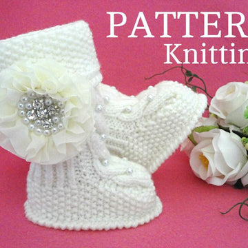 Knitting Pattern Baby Booties Baby Uggs Adam