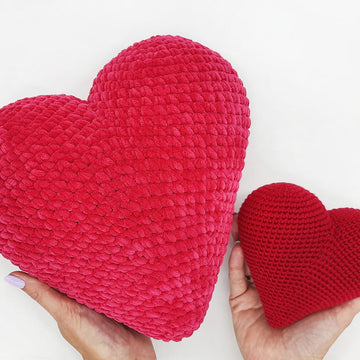 Large heart. Plush pillow
