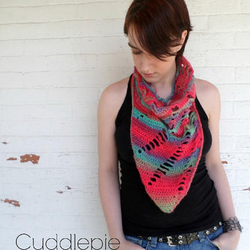 Shredded Waves Infinity Scarf