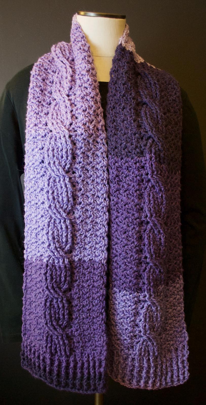 Cozy Cabled Scarf