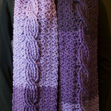 Cozy Cabled Scarf