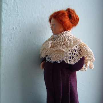 1:12th scale Ladies shoulder shawl c. 1880-1915