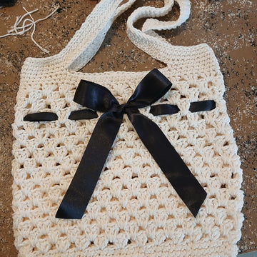 Granny Bow Market Bag