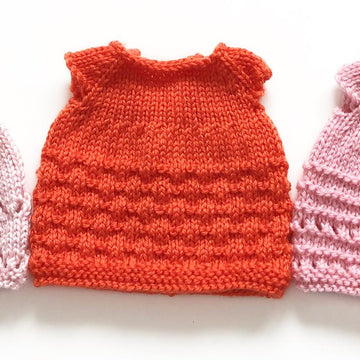 Dolls knitted dresses eight designs 19061