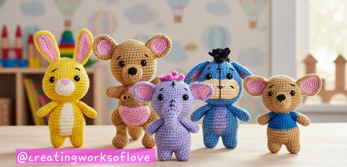 Mini Donkey Amigurumi