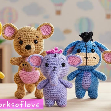 Mini Donkey Amigurumi