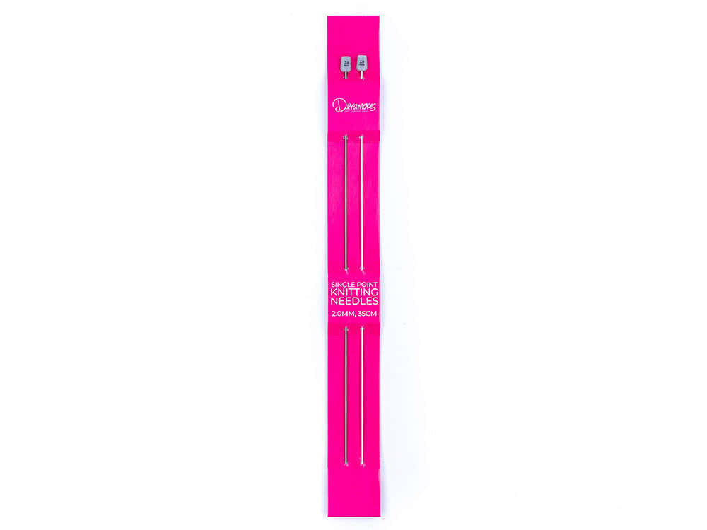Deramores Single Point Needles - 35cm (14in) (1 Pair)