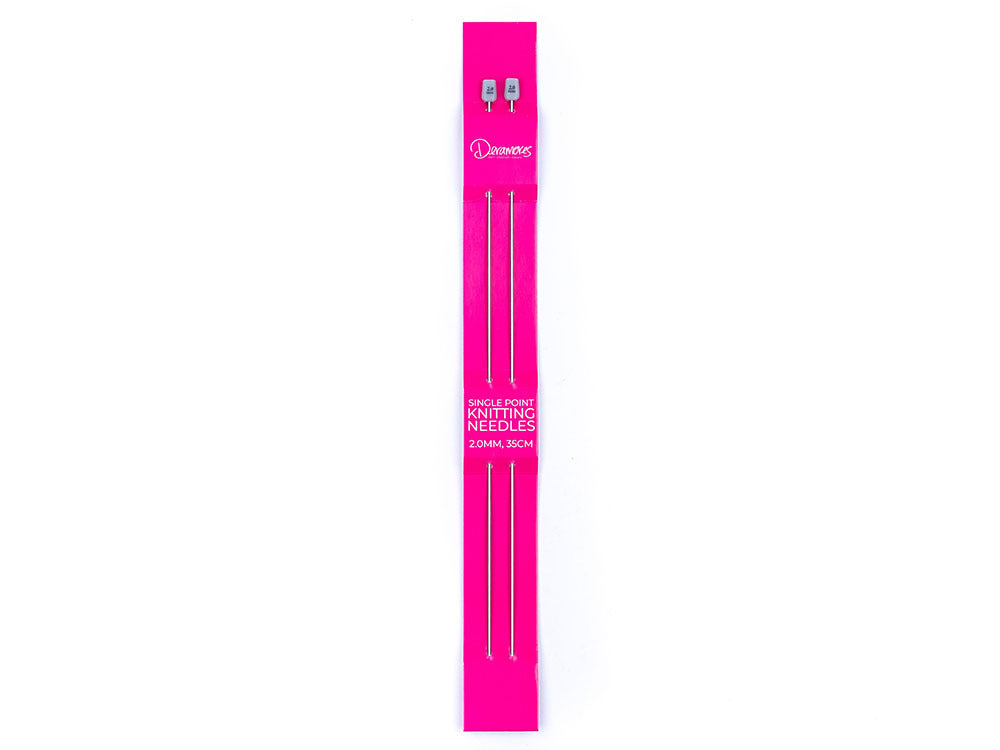 Deramores Single Point Needles - 35cm (14in) (1 Pair)