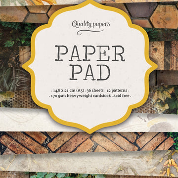 Studio Light 170gsm Paper Pad A5 36/Pkg - NR. 107, 12 Designs/3 Each