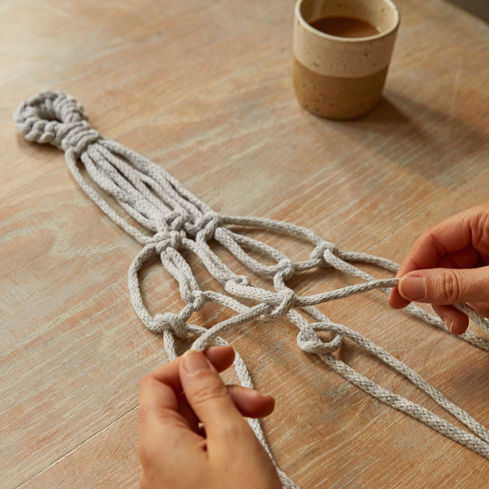 DMC Mindful Making The Exhale Plant Hanger Macrame Kit
