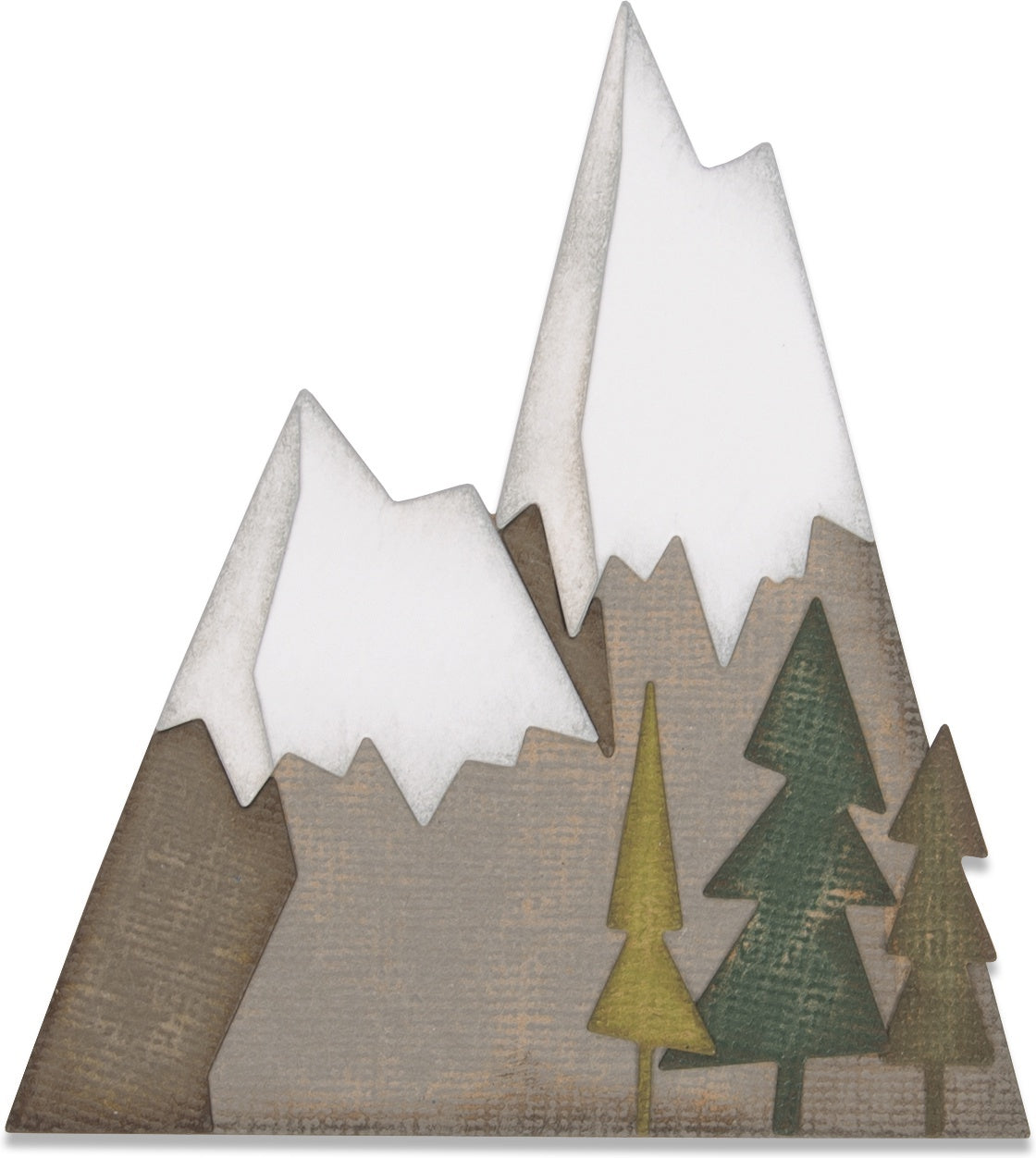 Sizzix Thinlits Dies By Tim Holtz 7/Pkg - Alpine
