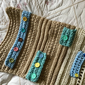 The Button Blanket Throw