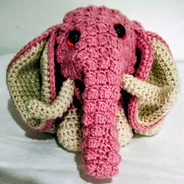 Elephant Crochet Hand Puppet
