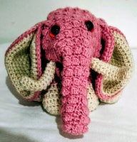 Elephant Crochet Hand Puppet