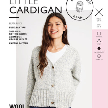 Crazy Little Cardigan in Wool and the Gang Billie Jean Yarn - V021021242 - Downloadable PDF