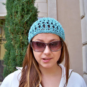 Spring Hat, Summer Hat, Lace Hat, Mesh Hat, Spring Beanie Hat