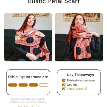 Rustic Petal Scarf
