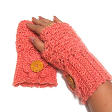 Fingerless mittens shell design