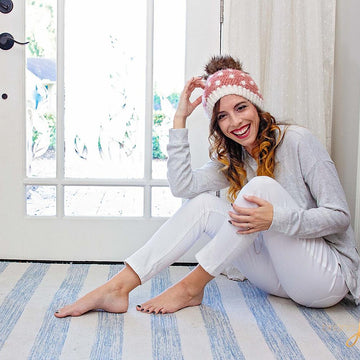 Polka Dot Winter Hat